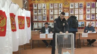 Начальник полиции Анапы принял участие в выборах президента
