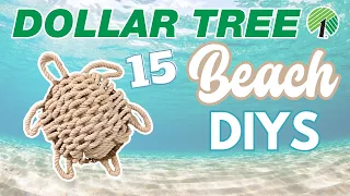 🌴 Island Time: 15 BEST Coastal Dollar Tree DIYS & Hacks! Beach Decor & Shore Living