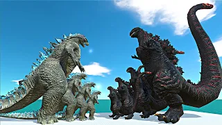 Shin Godzilla vs Godzilla 2014 | Hephaistos Arena - Animal Revolt Battle Simulator