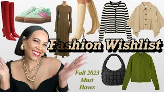 FALL 2023 FASHION WISHLIST | Dissh, COS, J Crew, Mango, + more / Fall Fashion Trends | Crystal Momon