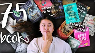 tier ranking ALL the books I read in 2023 📚| goodreads + booktok viral | 75+ BOOKS