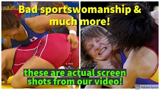 The Dark side of female wrestling, eye poking, stripping, fistfighting, pinching, choking and more