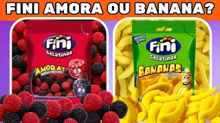 O QUE VOCÊ PREFERE? FINI AMORA OU FINI BANANAS - VERSÃO DOCES DA FINI!