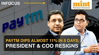 Paytm Stock Down By 48% In 1 Year; Market Reacts To Leadership Changes | Paytm Stock Updates