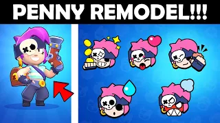 PENNY REMODEL IS HERE! | NEW GADGET, SP, PINS AND MORE!!| Brawl Stars