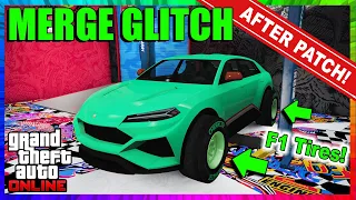 Car Merge Glitch After Patch - 100% Working! *How To Get F1 Tires On Your Cars* | GTA 5 Online