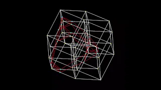 A cross section of a 5-dimensional hyper-cube