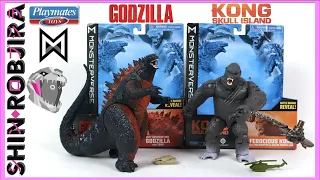 Playmates Monsterverse: Ferocious Kong & City Destruction Godzilla | Double Review