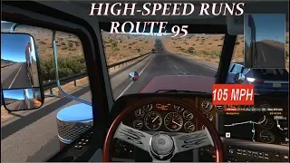 American Truck Simulator - HIGH SPEED RUNS ROUTE 95