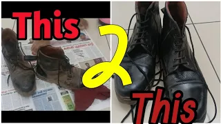 ഷൂസ് എങ്ങനെ പോളിഷ് ചെയ്യാം|how to Polish boots|#malayalam #youtube #shoes #black #adnan #polish #ncc