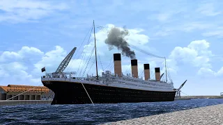 Titanic Departs Southampton Animation