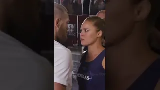 Conor McGregor stare down with Ronda Rousey | UFC | Like & Subscribe!
