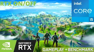 Fortnite Chapter 3 : RTX 3060 12GB + I5 11400 : All Settings, DLSS, RTX ON/OFF