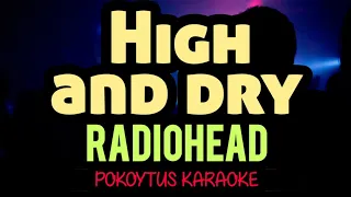 High and dry 🎤 Radiohead (karaoke) #lyricvideo  #minusone #lyrics