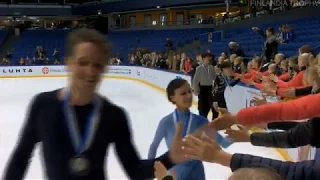 Victory Ceremony Finlandia Trophy 2019