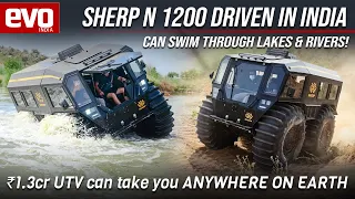 2021 Sherp N 1200 | Driven Off road and swimming through a lake | 4x4 Amphibious UTV | evo India