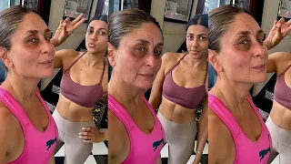 Kareena Kapoor looks Unbelievable Old without any makeup at age of 44 after her Extreme Yoga