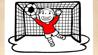 Kids Football - Drawing and Coloring for Kids and Toddlers