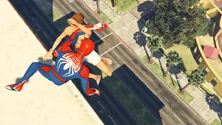 GTA 5 Epic Water Ragdolls | Crazy SPIDERMAN Jumps/Fails ep.3 (Funny Moments | Euphoria physics )