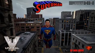 SUPERMAN GAMEPLAY Pt.1 of 3 | FUTURE OPEN WORLD GAME? 4K |  Unreal Engine 5 Gameplay | DEMO