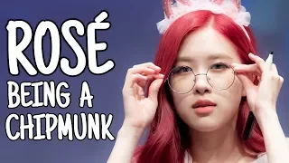 ROSÉ being a Chipmunk! #RosesAreRosieDay