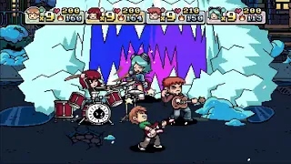 Scott Pilgrim vs the World the Game. Multiplayer Secret Attack (All Characters)