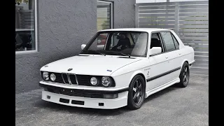 1986 BMW E28 STROKER M20 HKS TWIN TURBO THE ULTIMATE SLEEPER IN CAR PULLS 450HP (For Sale)