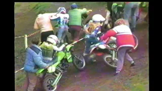 100cc  2 stroke pile up at foxhills 1985