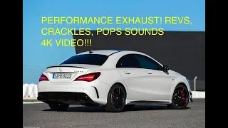 2018 CLA 45 AMG - LAUNCH CONTROL, AMG PERFORMANCE EXHAUST SOUND - 4K