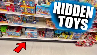 Action Figures Found HIDDEN under the Target Toy shelves! - Toy Hunt Flea Market