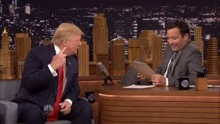 See How Donald Trump Handles a Mock Job Interview from Jimmy Fallon