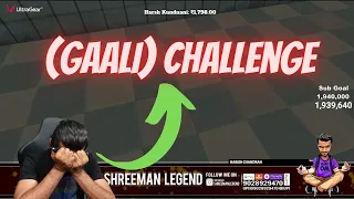 shreeman legend gaali challenge in bgmi 😨