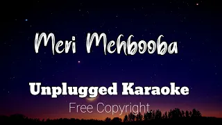 Meri Mehbooba | Unplugged Karaoke With Lyrics | SRK | Pardes |  Musical Heartbeat Official