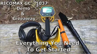 RICOMAX GC -1037 Metal Detector Demo - Metal Detecting