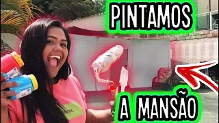 PINTAMOS A MANSÃO DE PAPELÃO !!! (BOX FORT)