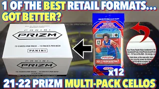 DID THESE GET EVEN BETTER? 🤔 2021-22 Panini Prizm Basketball Retail Multi-Pack Cello Box/Pack Review