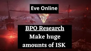 Eve Online - Industry BPO Research - Easy passive ISK!