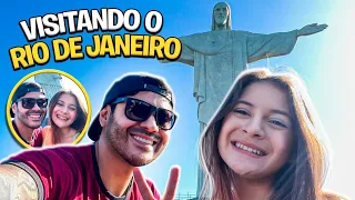 OLHA A REAÇÃO DA BIANKINHA CONHECENDO O CRISTO REDENTOR!! JUNINHO MEU