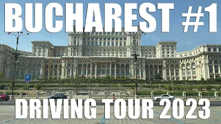 Bucharest, Romania Driving Tour 2023 - 4k 60fps PART #1  DRIVING CINEMATIC VIEW | REVIEW BY NEW YORK