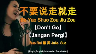 Bu Yao Shuo Zou Jiu Zou 【 不要说走就走 】 Sue Rui 【蘇芮 】 Julie Sue [Pinyin,English,Indonesian Translation]