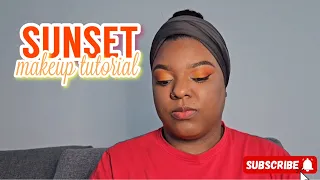 Sunset Eyeshadow Makeup Tutorial