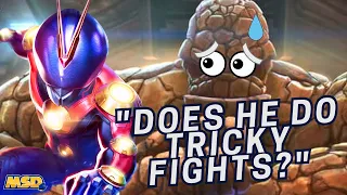 Does Future Ant-Man do tricky fights?