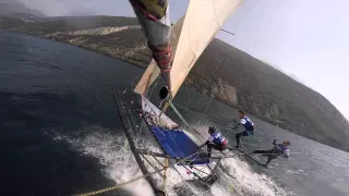 18ft skiff crash test in Garda