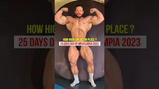Justin Shier's front shots are crazy impressive , Olympia debut 2023 #bodybuilding #fitness #gym