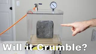 Does Concrete Turn to Dust in a Vacuum Chamber? Concrete Without Oxygen Experiment