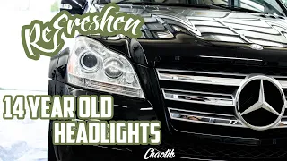 Restoring 14 Year Old Headlights on my Mercedes GL550 AMG