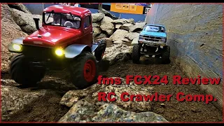 Mini RC Rock Crawler Competition 1/24 Scale / fms FCX24 Test & Review