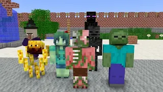 CrazyDek! Monster School   AVENGERS VS THANOS CHALLENGE   Minecraft Animation