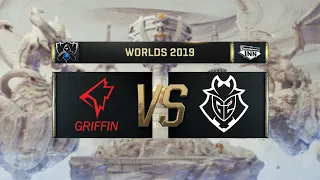 GRIFFIN vs G2 Esports | Worlds Gruppenphase, Tag 2 [GER]