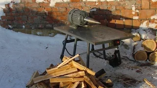 Супер колун электрический винтовой СКЭВ-1. We produce log splitter in the spring.